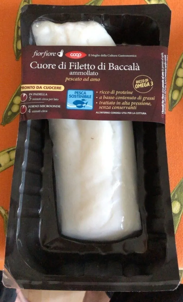 Cuore di filetto di baccala