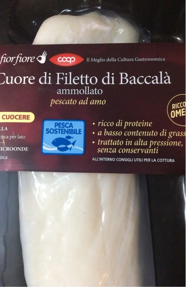 Cuore di filetto baccalà