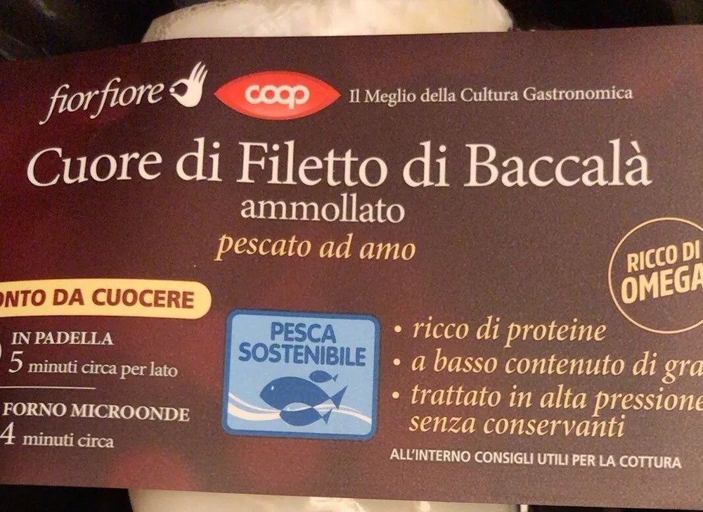 Cuore di Filetto di Baccalà