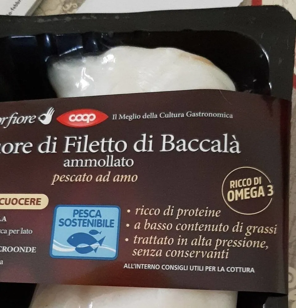 Cuore du filetto di baccalà