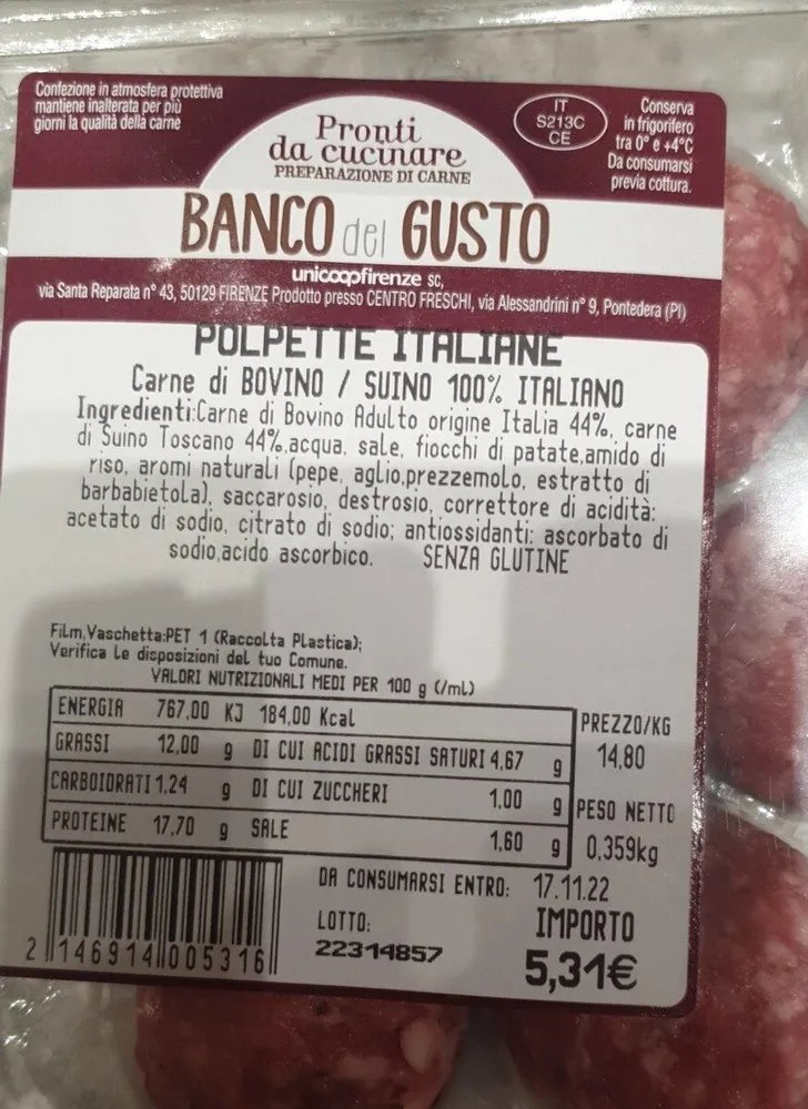 Polpettine italiane
