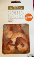 Crevetten tail-on