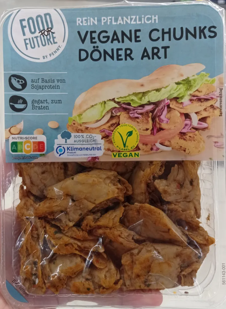 Vegane Chunks Döner Art