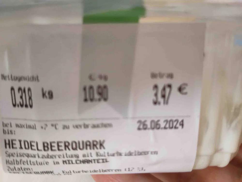 Heidelbeerquark