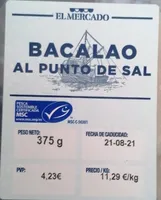 Bacalao al punto de sal