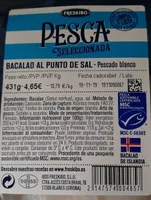 Bacalao al punto de sal