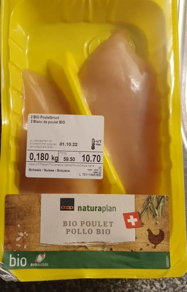 2 BIO Pouletbrust