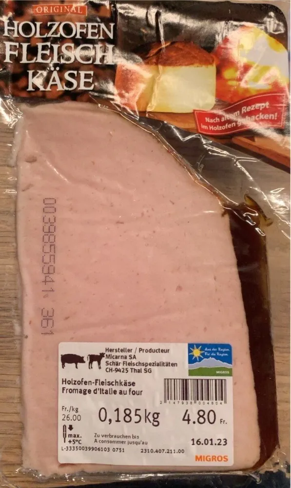 Holzofen Fleischkäse