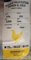 Pechuga de pollo al ajillo
