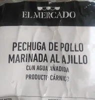 Pechuga de pollo marinada ajillo