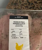 Pechuga de pollo al ajillo