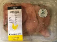 Pechuga de pollo marinada al ajillo
