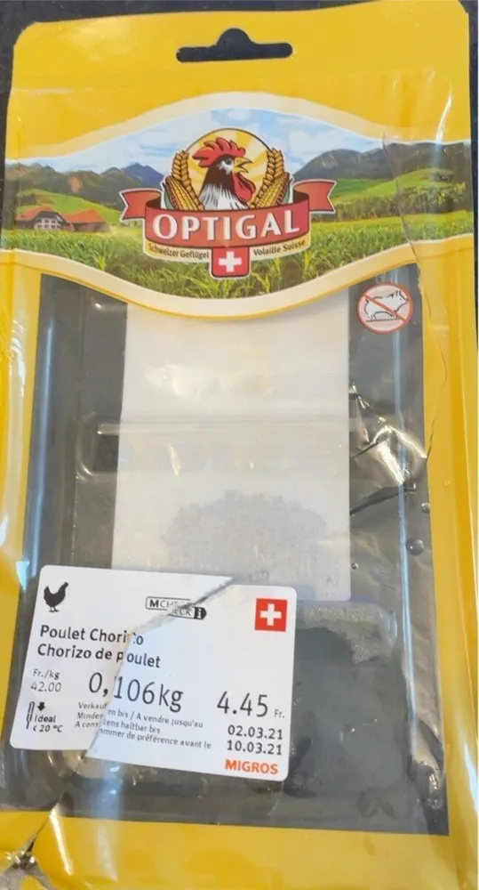 Chorizo de Poulet