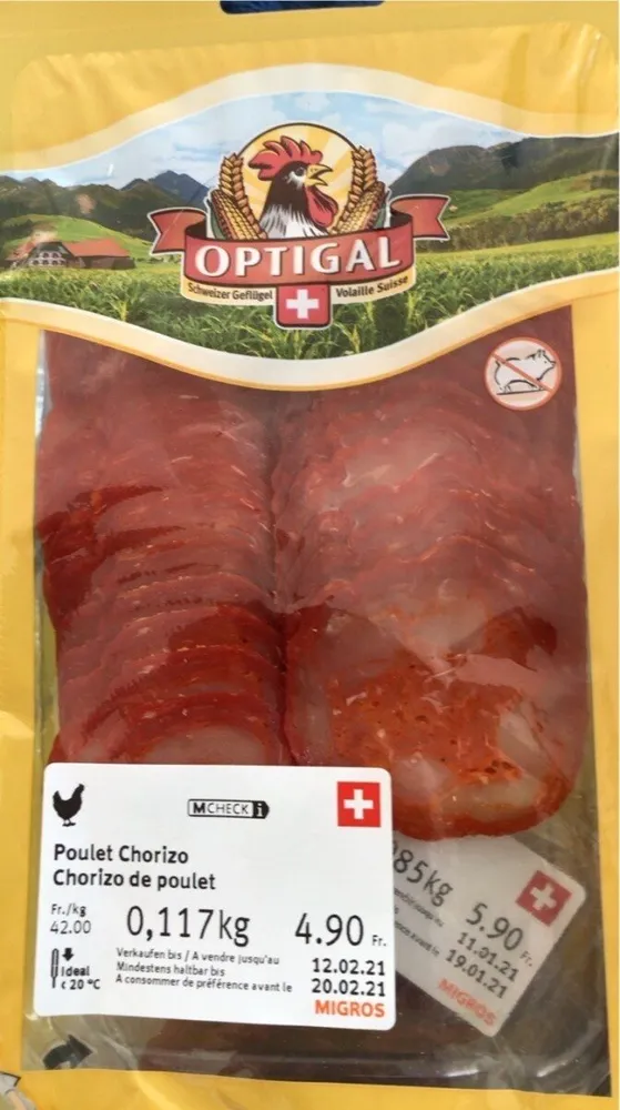 Chorizo de poulet