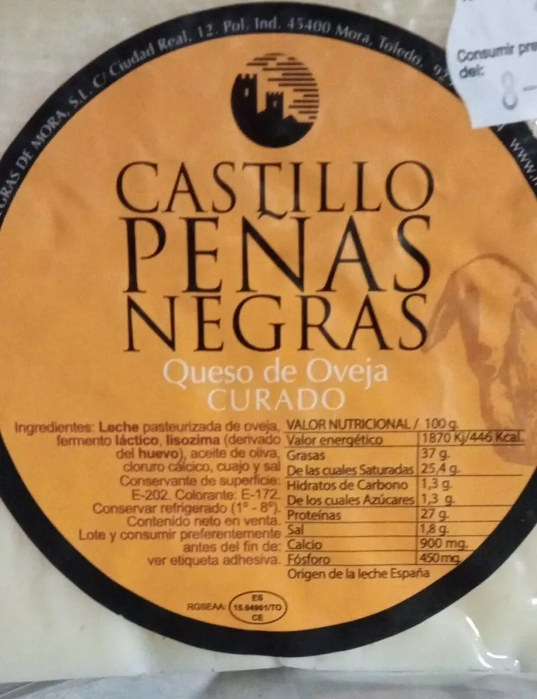 Queso de oveja curado