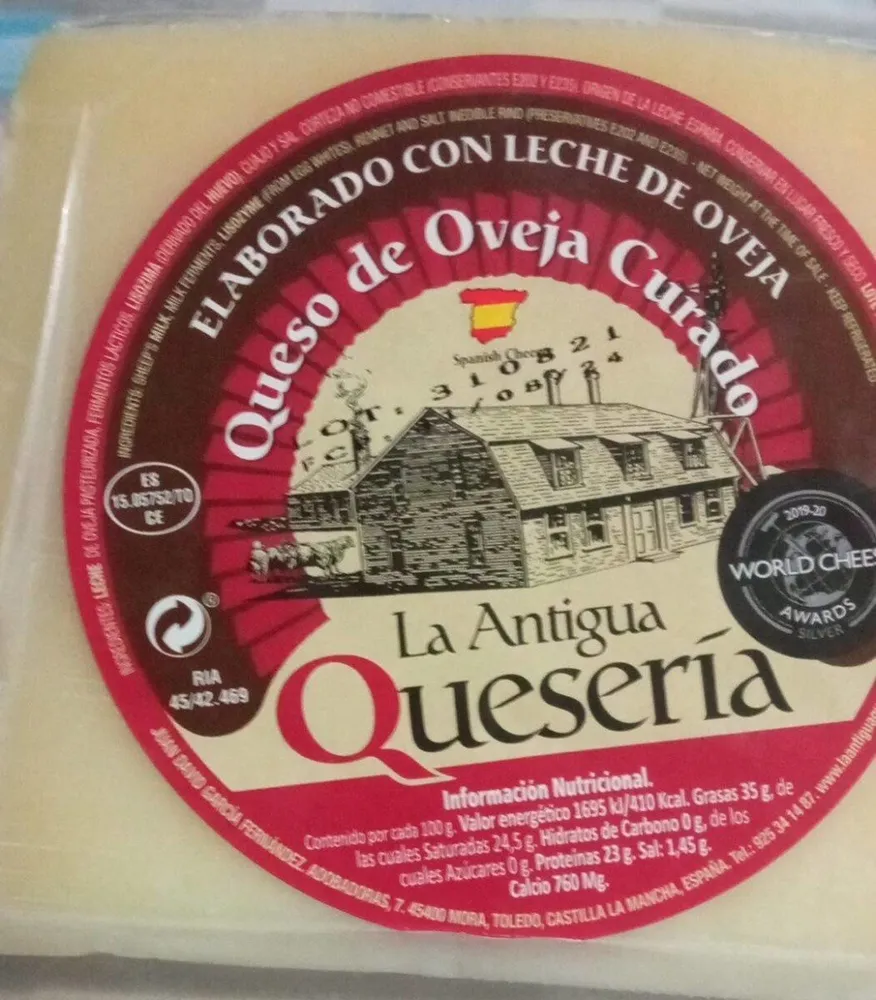Queso curado de oveja