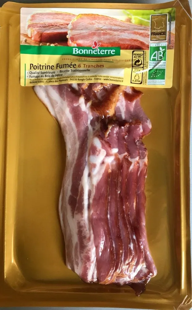Poitrine fumée 6 tranches