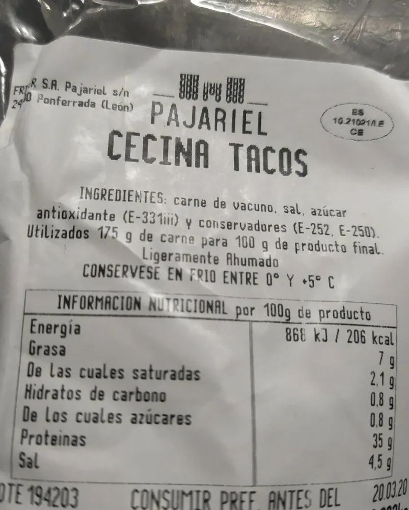 Cecina tscos