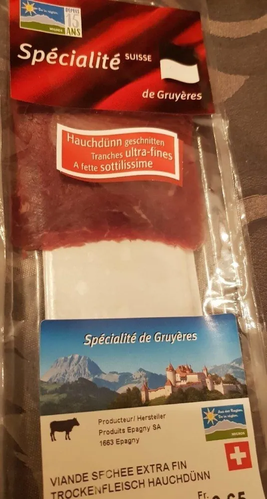 Viande seche extra fin