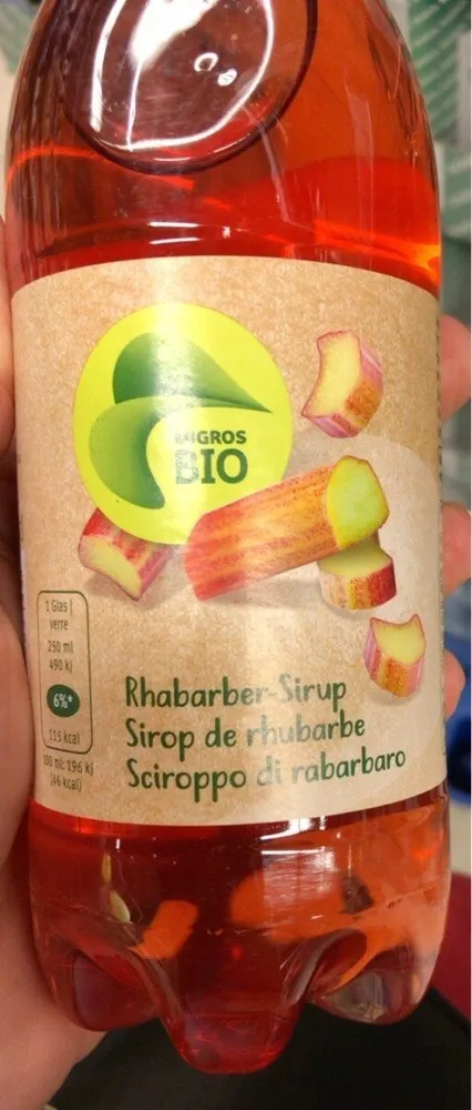 Sirop rhubarbe