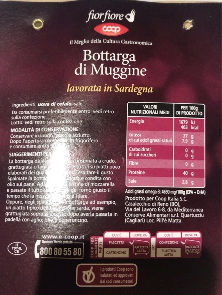 Bottarga di muggine
