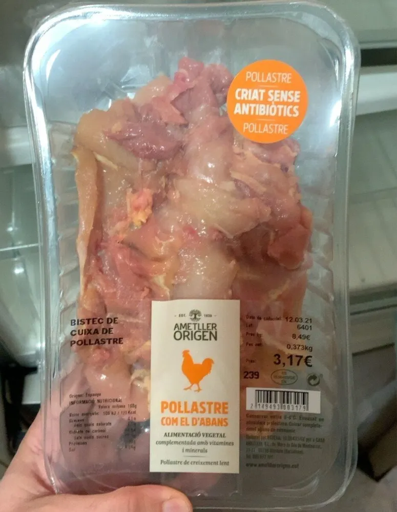 Pollo pata deshuesada