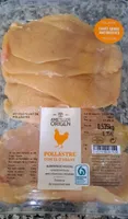 Pechuga fileteada de pollo
