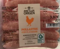 salchichas pollo