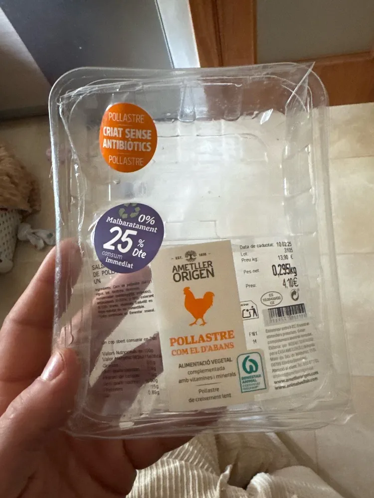 Salchicha Pollastre D’ababs