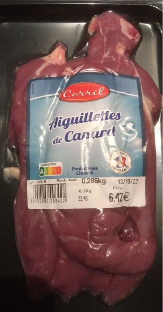 Aiguillettes de canard