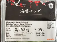Salade d’algues Goma-Wakame