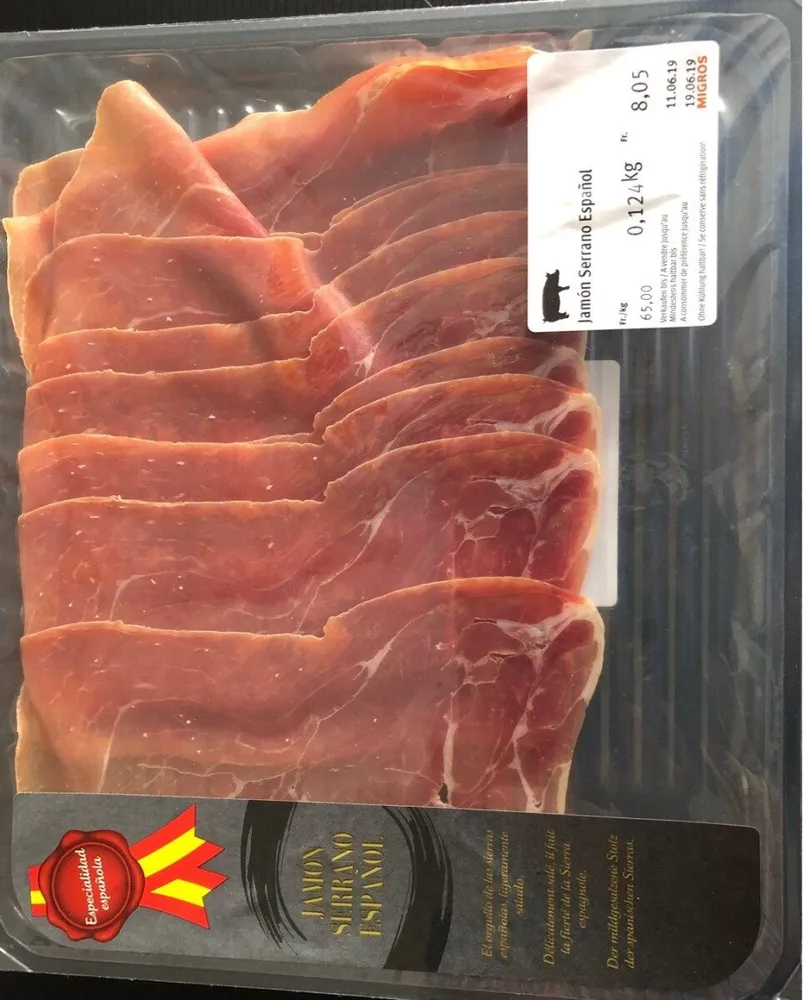 Jamòn serrano español