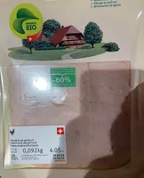 Poitrine de poulet fumé