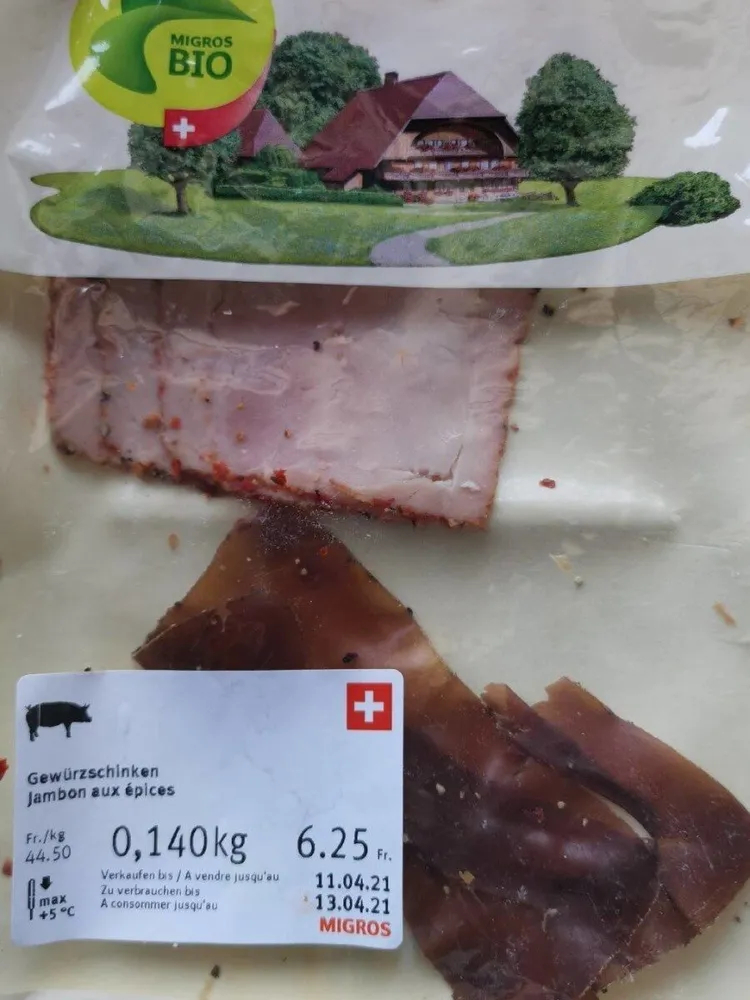Poitrine de poulet fumé