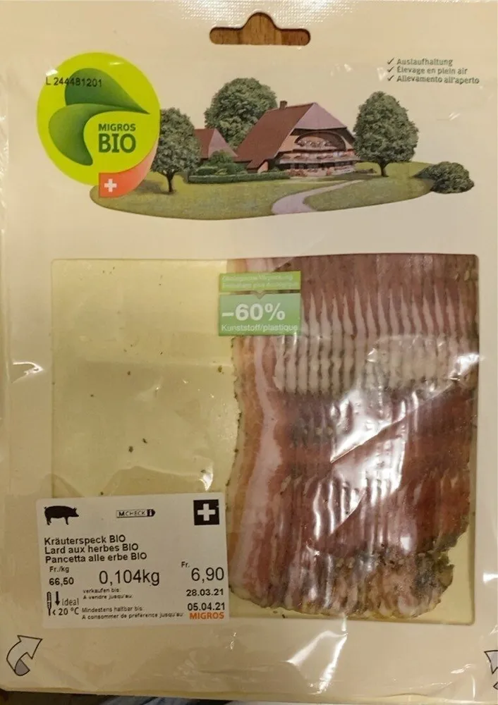 Kräuterspeck Bio