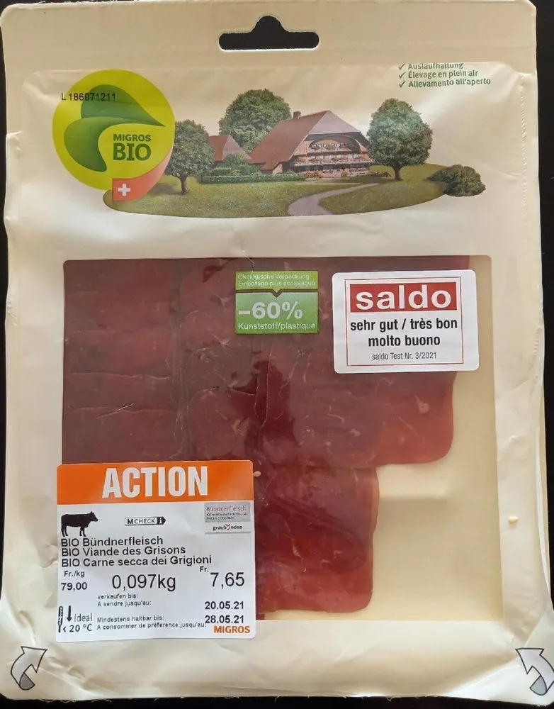 Bio Bündnerfleisch