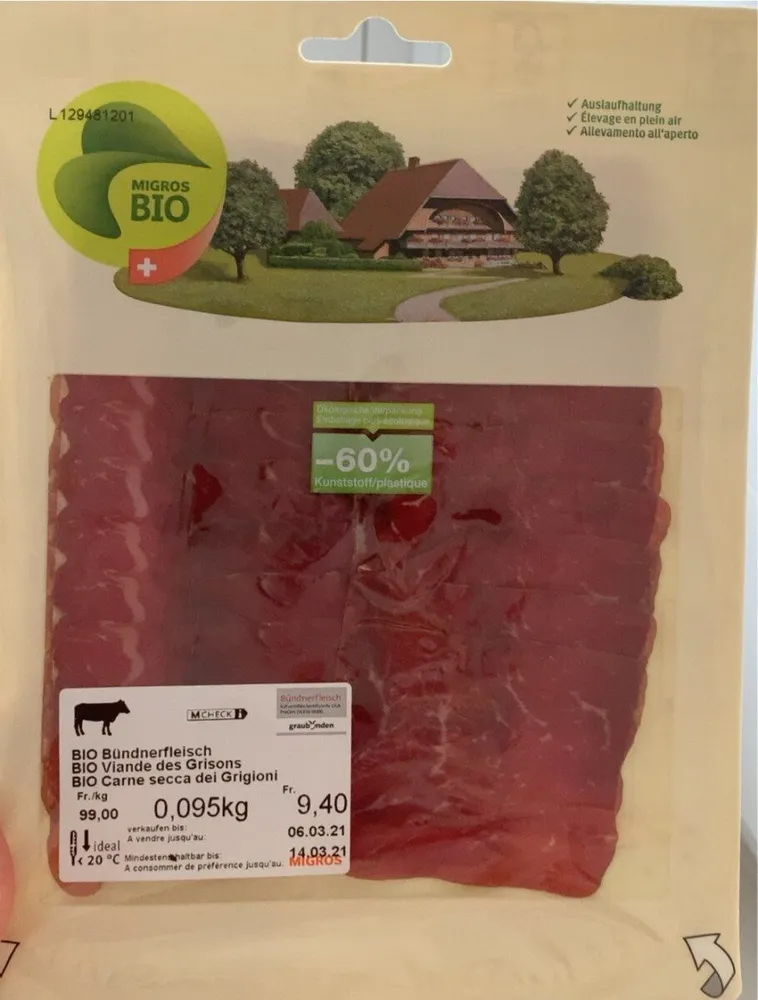 Bio viande des grisons