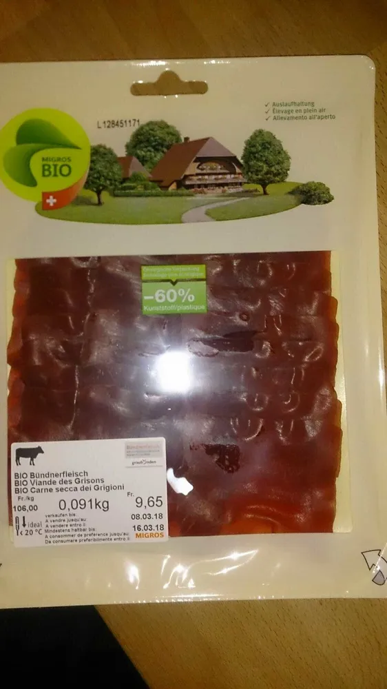 Bio Bündnerfleisch