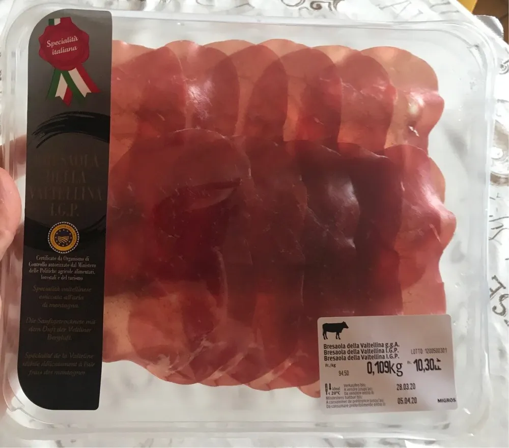 Bresaola della valtelina