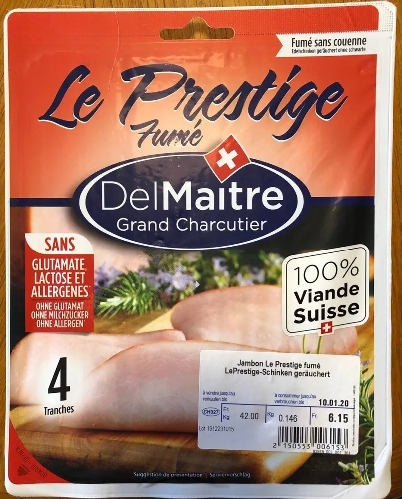Jambon le Prestige fumé
