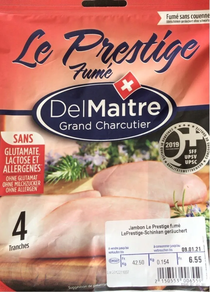 Jambon fumé Le Prestige
