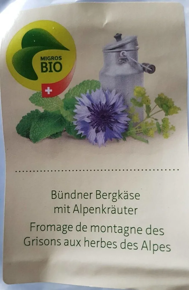 Fromage de montagne des Grisons aux herbes des Alpes