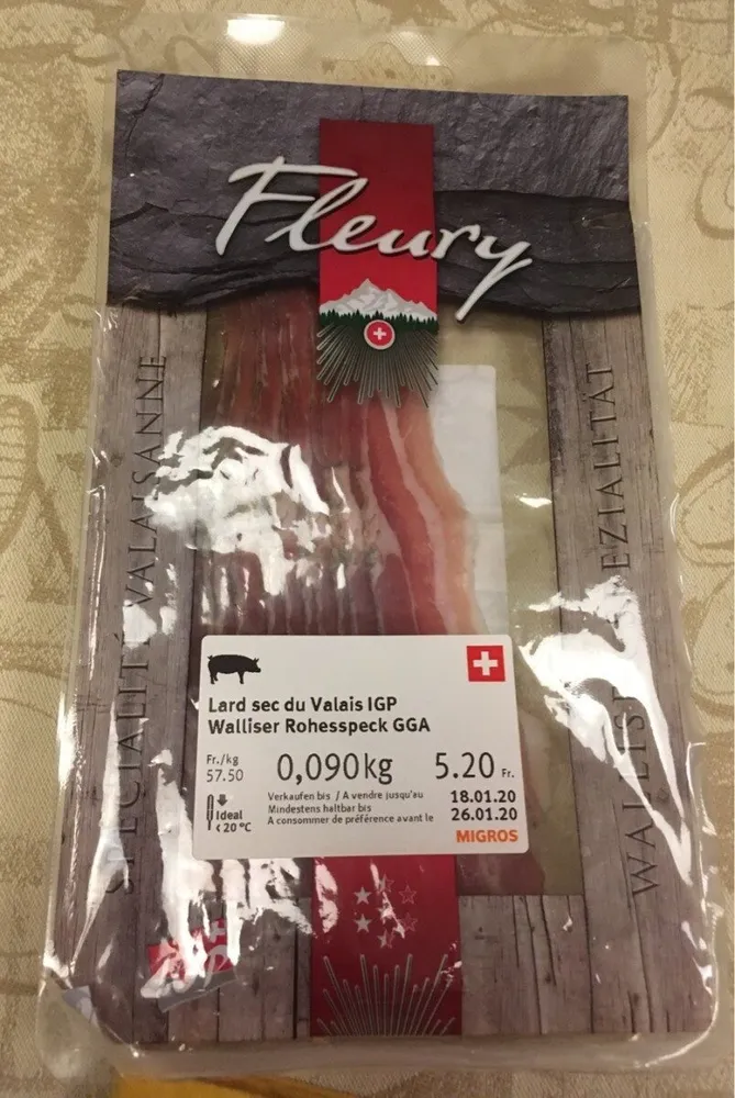 Lard sec du Valais