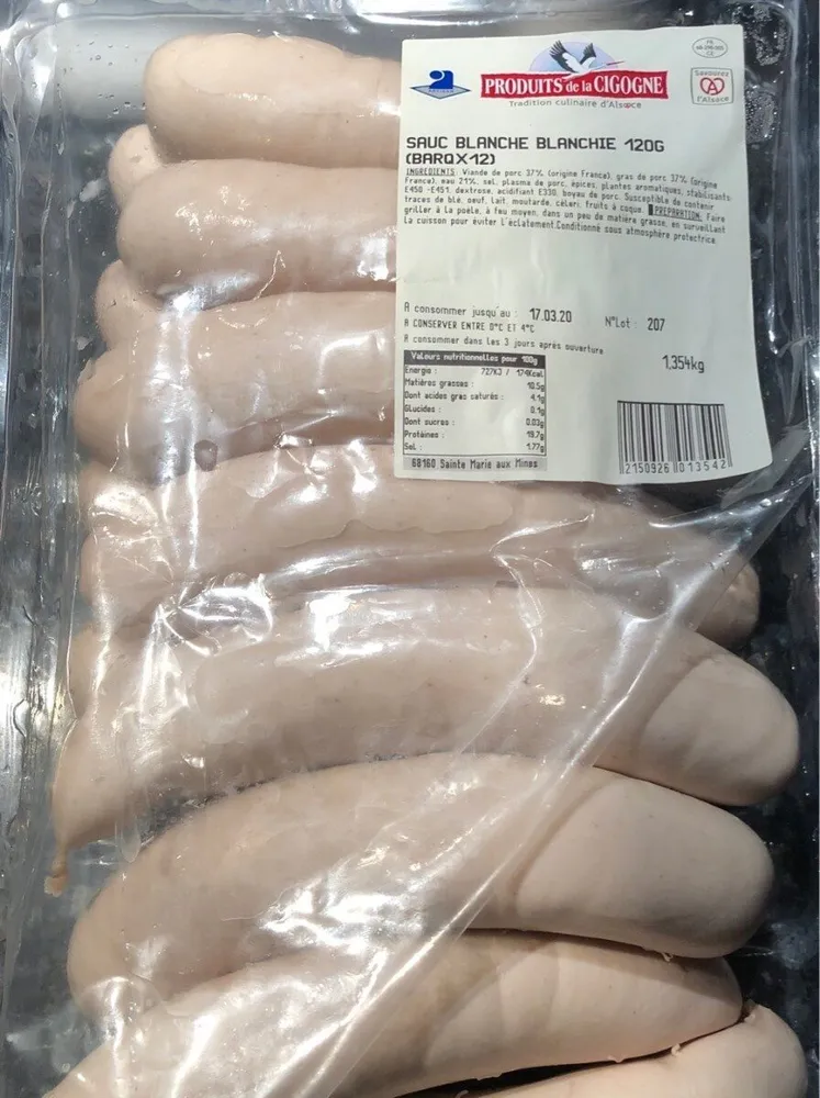 Saucisse blanche
