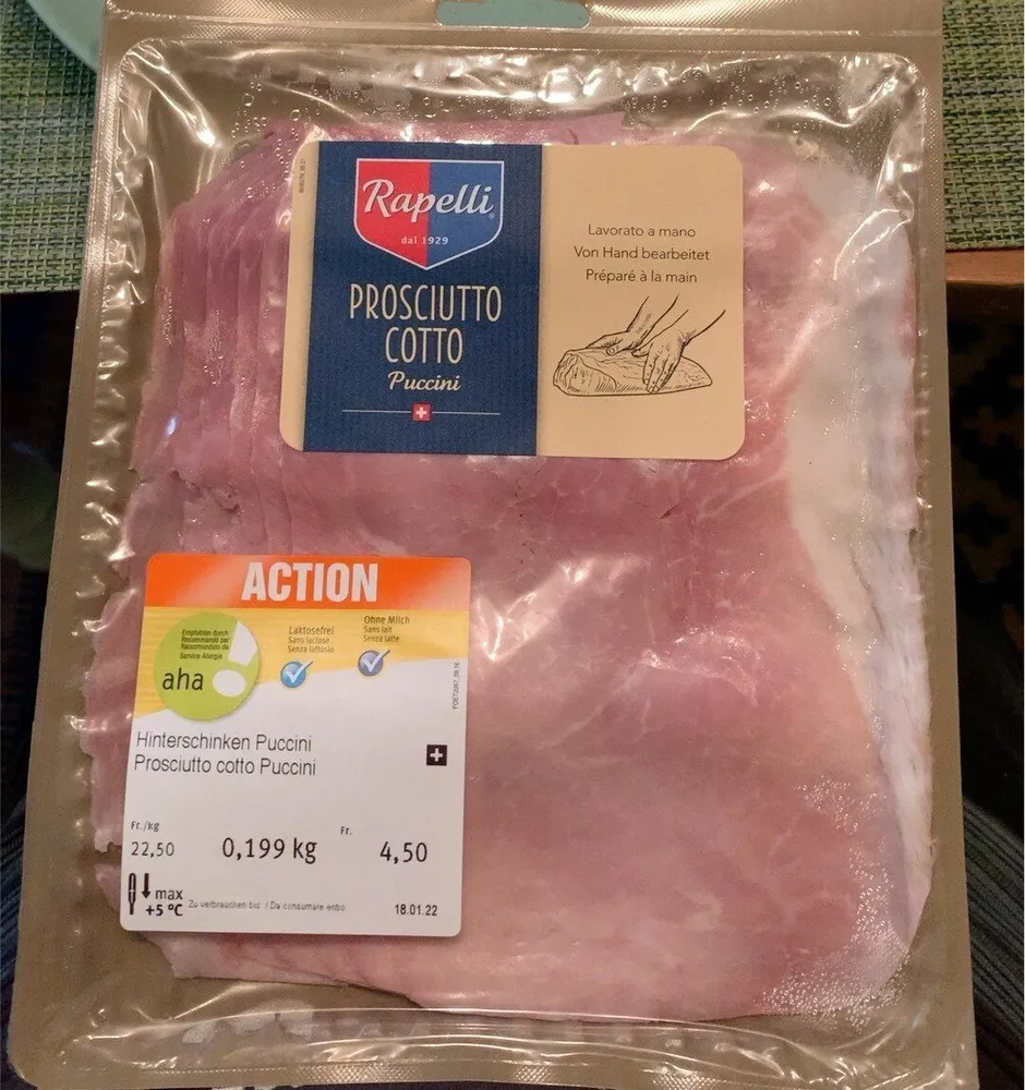 Prosciutto cotto puccini