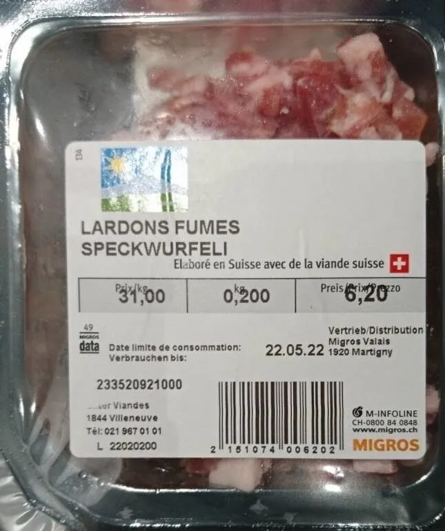 Lardons fumés