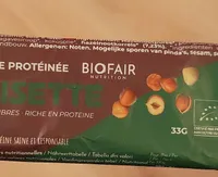 Barre protéinée noisettes