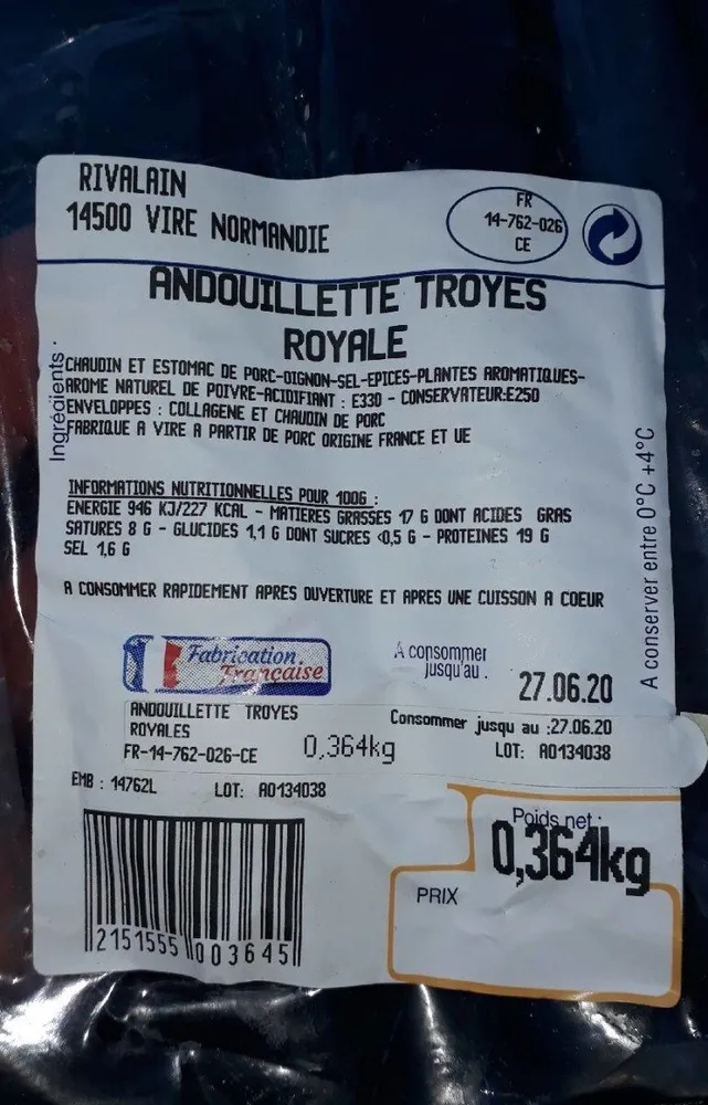 Andouillette Troyes royale