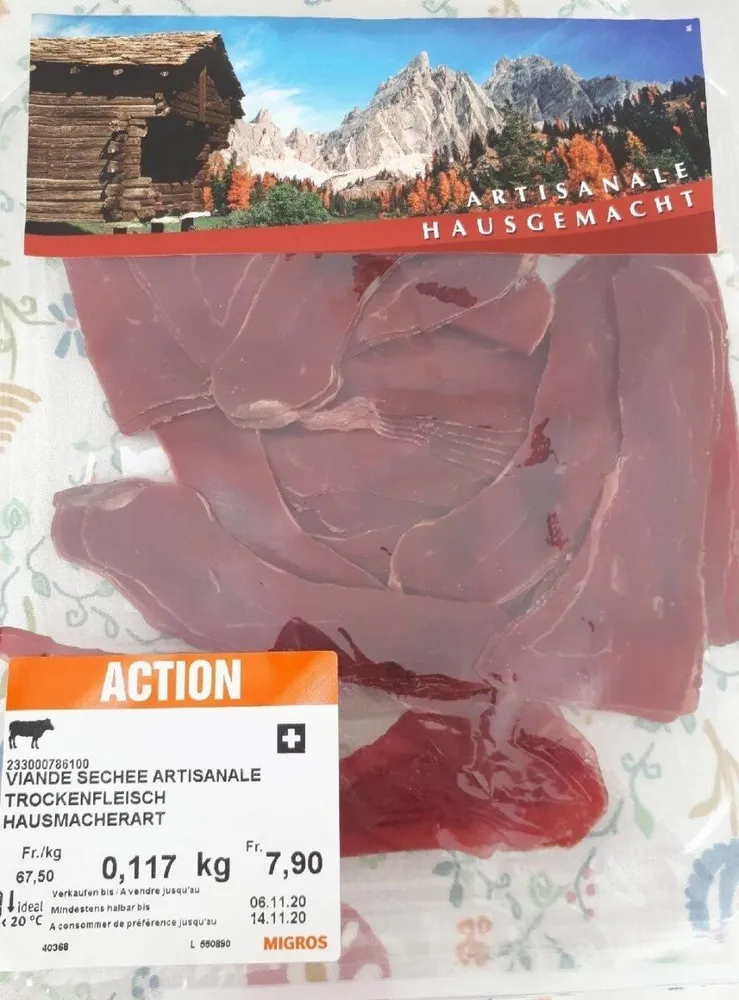 Viande séchée artisanale