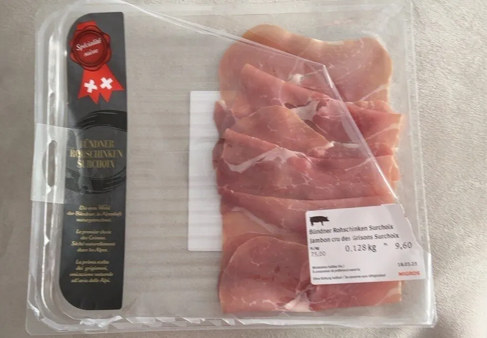 Jambon cru des grisons